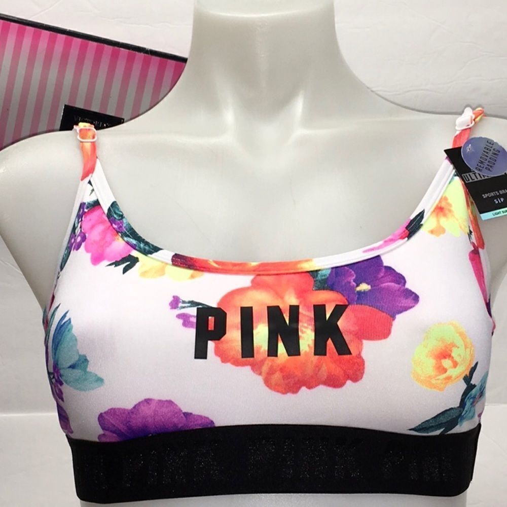 🔥Victoria Secret Sport bra removable padded sz small New - Picture 2 of 5